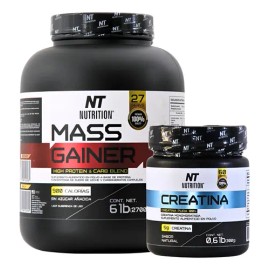 Mass Gainer Ganador De Peso Y Creatina Premium Nt Nutrition. Sabor Vainilla                                                                           