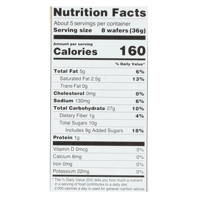 UD_Kinnikinnick Case of 6 Vanilla Wafers 6.3 Oz Grain Snacks