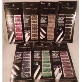 Maybelline Color Show Fashion Prints Nail Stickers BUY 2 GET 2 FREEADD 4 TO CART - 60 SAPPHIRE JEWELS