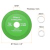 HARFINGTON 5 Pack Glass Cutting Disc 4.5 Inch for Rotary