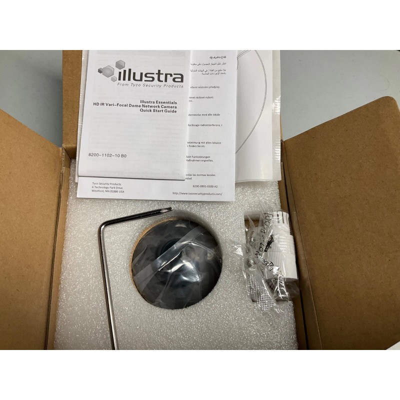 Axis NEW ILLUSTRA IP Varifocal Mini-Dome Camera Essentials Series IES02D10CWIYC
