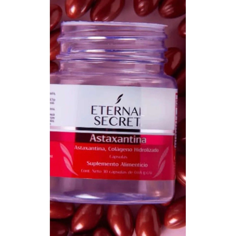 Astaxantina Colageno 30 Eternal Secret Momento De Aplicación Día Tipo