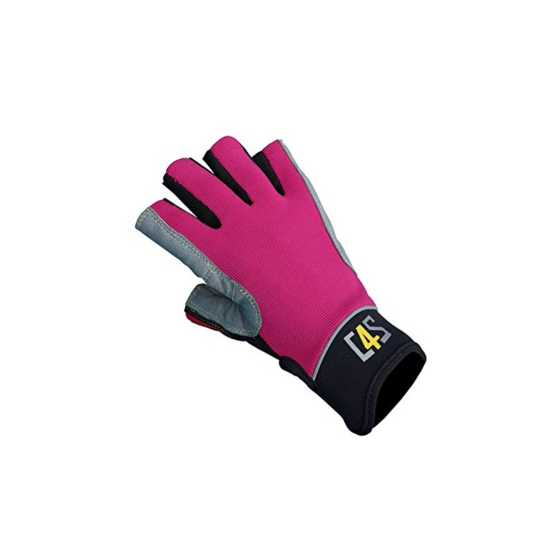 crazy4sailing Women's Men's Racing Sailing Gloves 5 Finger-Free Colour: Candy,