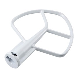 Batidor Plano Recubierto K5AB K5SS Kitchen Mixer Aid de AMI PARTS para Mezcladora de 5 Qt con Tazón de Acero Inoxidable Compatible con Modelos KSM50 KSM5 KSM450