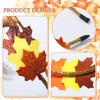 HAIMITI Fall Thanksgiving Headbands Maple Leaves Hair Accessories Sequin Yellow