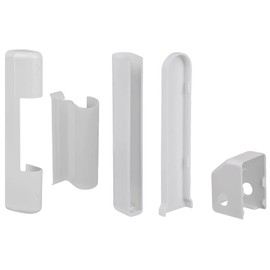 1 Piece Roto NT PVC Window and PVC Plastic Door Cover Caps Complete Set White - Caps Only for NT Fittings Suitable for Concealing Wing Hinges and Protection Against Dirt