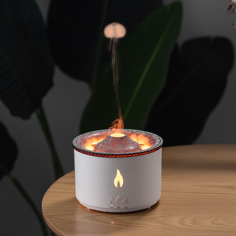 Flame Aroma Diffuser Seajelly Atomizing Humidifier Home Spitting Smoke Ring