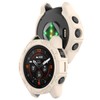 HUAYUWA 2 Pack Soft TPU Case (Black+Beige) Compatible with Garmin