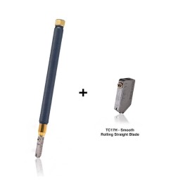 TOYO™ Cutter Original Brass Handled Supercutter® + Replacement Blade [TC-10B]