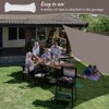 ONESHLEE Awning Waterproof Rectangular, Sun Protection Balcony Patio, Awning Fabric,