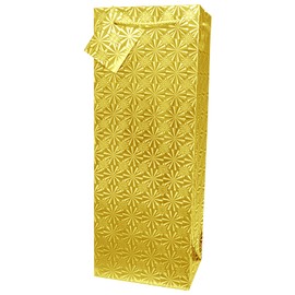 Unique Holographic Gift Bags 4-7/8"X14"-Glossy 12 per package