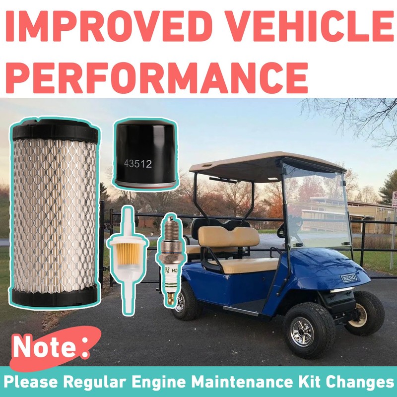 FIXHAWK EZGO Tune Up Kit, EZGO Oil Change Kit for