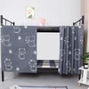 Hyuyikuwol Cute Bottom Bunk Bed Curtain Student Dormitory Blackout Cloth