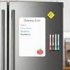 HOMiDEK Magnetic Whiteboard for Fridge, Refrigerator Dry Erase Board, Small