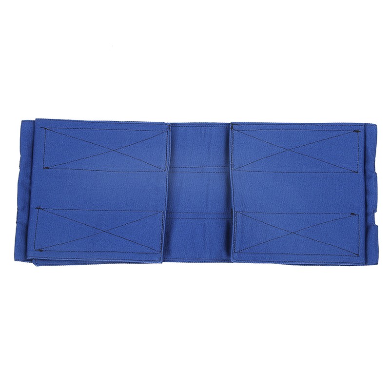 Wheelchair Footrest Non‑Slip Adjustable Leg Restraint Strap Seat Belt (Blue