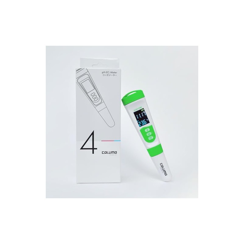 Caluma 3-in-1 pH EC-Temp Grow Meter Combi Meter Hydroponics PH-EC