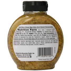 Inglehoffer Stone Ground Mustard, 10 Ounce Squeeze Bottle (Pack of 6)