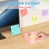 WINFFOR Acrylic Notepad Holder Dispenser - 3x3 in Sticky Note