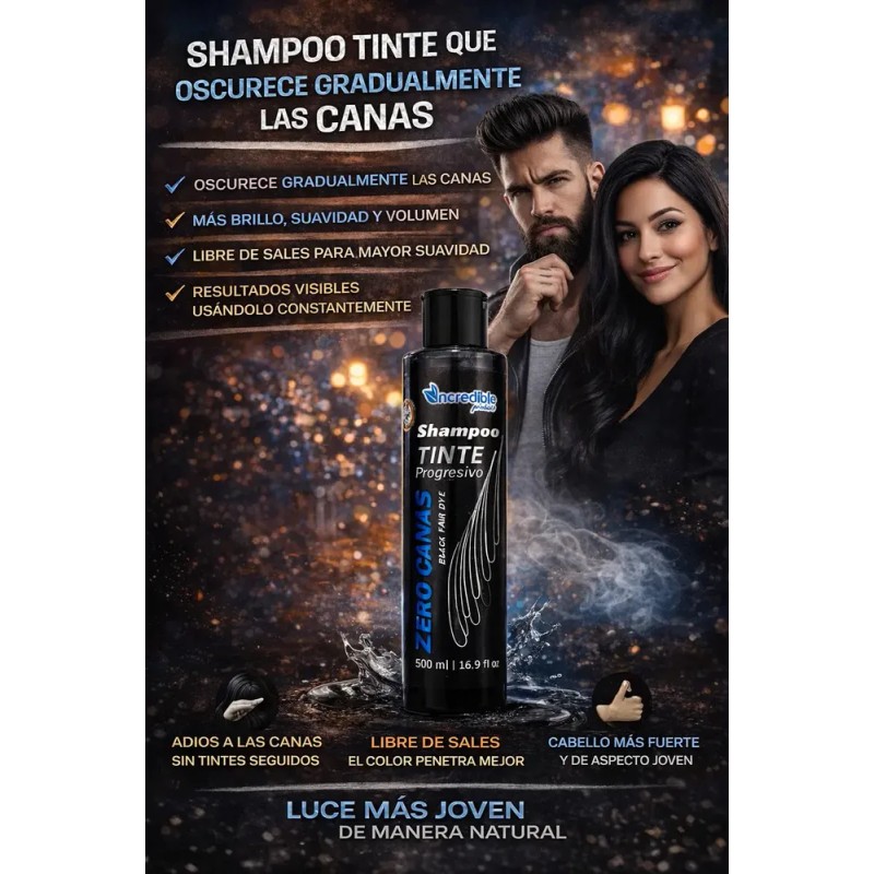 Shampoo Pinta Canas Negro Anticanas Pintakanas Shampo Labs ncredible 500ml