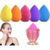 Jasinber Set de 5 Esponjas Maquillaje con Soporte de ayuda
