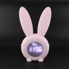 Multifunctional Cartoon Rabbit LED Screen Timing Alarm Temperature Table Clock