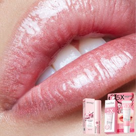 2PCS Lip Balm Lip Mask Set, Lip Care Lip Repair Set, Moisturizing Hydrating Plumping Reduce Lip Lines Lip Plumper Lip Balm Set for Dry Peeling Cracked Lips Make up Gift Sets for Women Girls