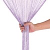 WedDecor Lilac Purple String Curtains Glitter Fringe Panel Fly Screen