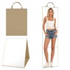 Hanging Portable Foldable Dance Mirror,Acrylic Shatterproof Folding Mirror for Camping,Lightweight