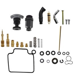 Thomletha Carb Carburetor Repair Kit and Choke Plunger Starter Valve and Carb Primer Pump Replacement for Honda Foreman 450 TRX450S TRX450FM 1998 1999-2004