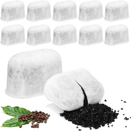 Coffee Machines Water Filter Compatible with Breville, 12 Replacement Charcoal Water Filter for Breville BES870, ES810, BES980XL, BES920XL, BES900XL, BES860XL, BES870XL, BES840XL, BKC600XL, BKC700XL