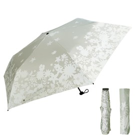 FUMITAKE Parasol Folding Umbrella, 100% UV Protection, Full Light Blocking, Heat Blocking, Folding Umbrella, Ultra Lightweight, Compact, Folding Parasol, UV Blocking, Sunscreen, Windproof, Water