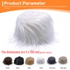PRITOK Pack of 6 Faux Fur Border: Faux Fur Ribbon