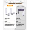 Ironing Board Holder Wall Mount White, Stainless Steel Ironing Board