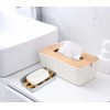 Sansnow Eco-Friendly Bamboo Soap Dishes, Removable Soap/Sponge Holder for Home,