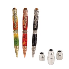 Penn State Industries PKDRASS Dragon Twist Ballpoint Pen Kit Starter Package Woodturning Project