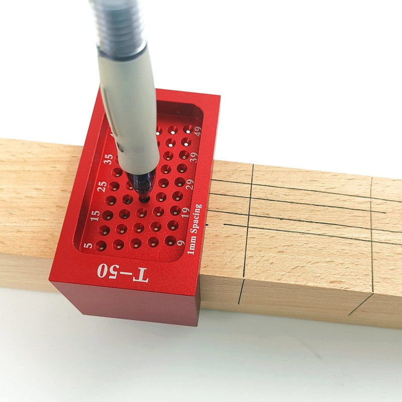 HFS(R) T-Shaped Ruler, T-Shaped Scoya, Right Angle Gauge, Direct Marking,