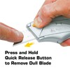 Alltrade Squeeze Utility Knife, Auto-Loading Squeeze, 6 Heavy-Duty Blades with