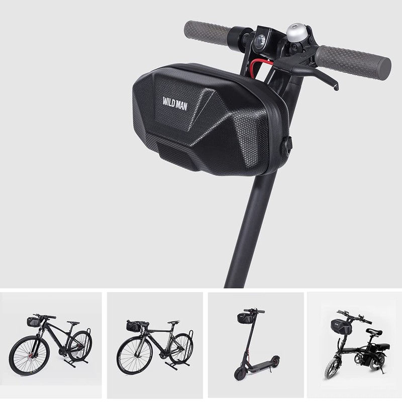 WILD MAN Quick Release 3.5L Hard Shell Rainproof Bike Handlebar