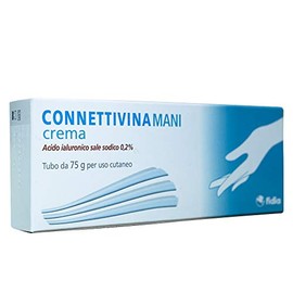CONNETTIVINA Connettivina Handcreme, pharmazeutische Fidia, Tube mit 75 g, auf Basis von Hyalurons?ure, Natriumsalz 0,2%