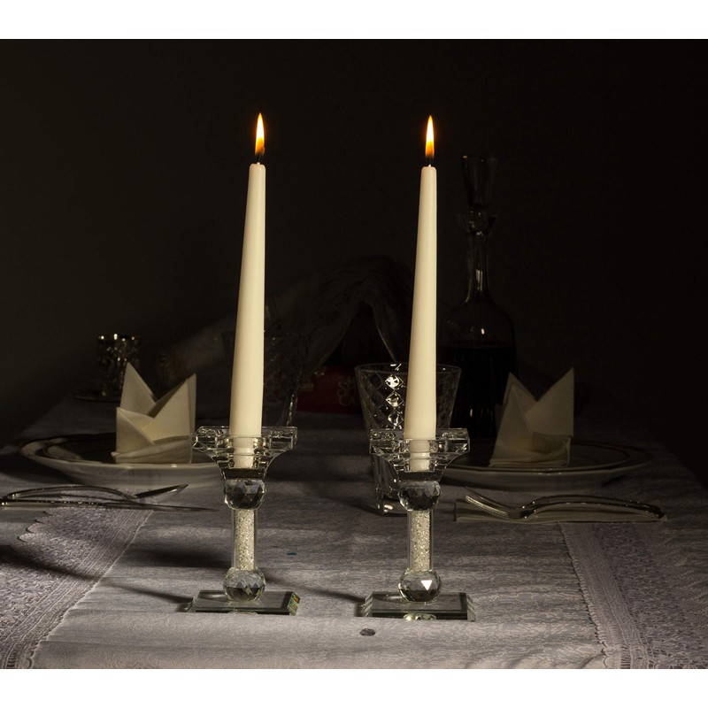 Hyoola Tall Taper Candles - Tapered Candles - Ivory Dripless