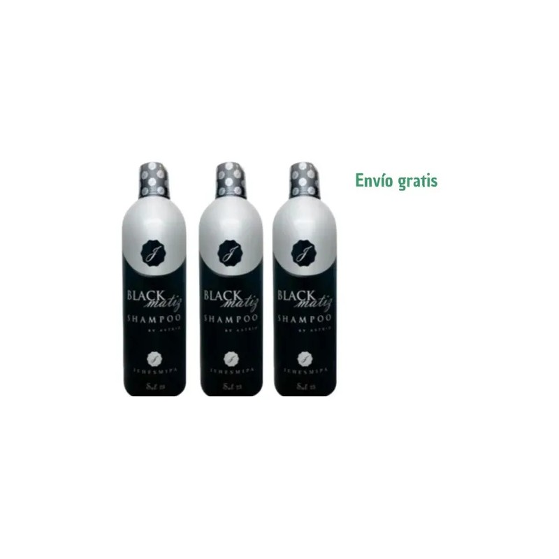 Shampoo Black Matiz Jehesmipa (3 Unidades)