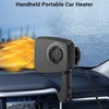 12V Car Heater, 200W Portable Windshield Defroster with Heating/Cooling Fan