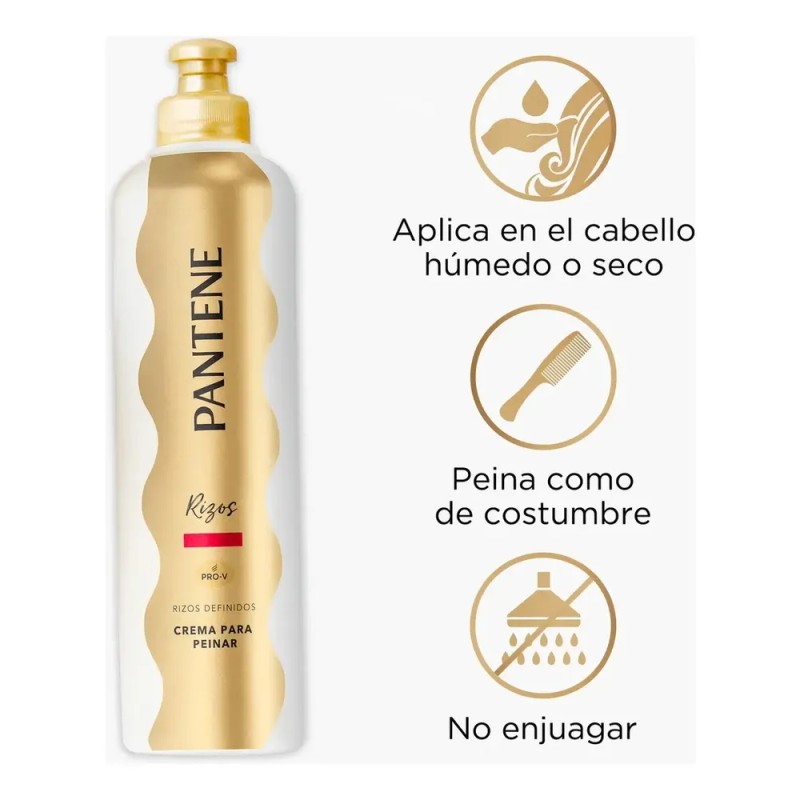 Crema para Peinar Pantene Pro-V Rizos Definidos 300 ml