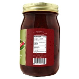 Green Jay Gourmet Strawberry Jalapeno Jam - All-Natural Strawberry Jam with Fresh Strawberries, Jalapeno Peppers & Lemon Juice - Vegan, Gluten-free Jam w/No Preservatives - Made in USA - 2 x 20 Ounce