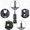 Mudder 2 Pack Dog Poop Bag Dispenser with Built-in LED