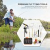 Lixada Fly Tying Tools Kit with Fly Tying Threader Needle