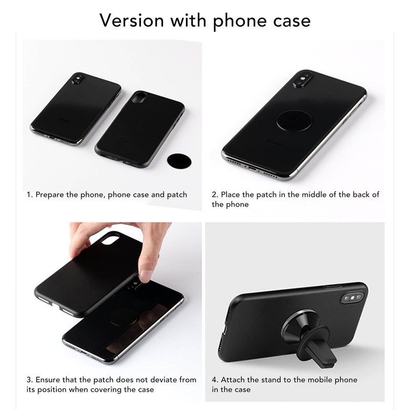 Car Magnetic Phone Holder 360 Degrees Adjustable Strong Magnet Air