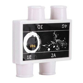 Salaty Tuner Pitch Pipe, Ukulele Tuner Pitch, Plastic with Case Lightweight 4 Tones for Ukulele Tuning