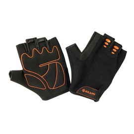 ExaFit EXAFT Men Men's Exercise Gloves Exercise Gloves - Black/Orange, Extra Large