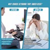 Wooden Adjustable Keyboard Tray Under Desk, Slide Out Keyboard &
